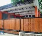 Pintu Pagar Motif Kayu