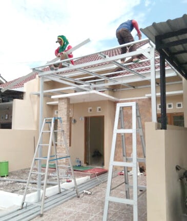 4 Langkah Membuat Kanopi Baja Ringan