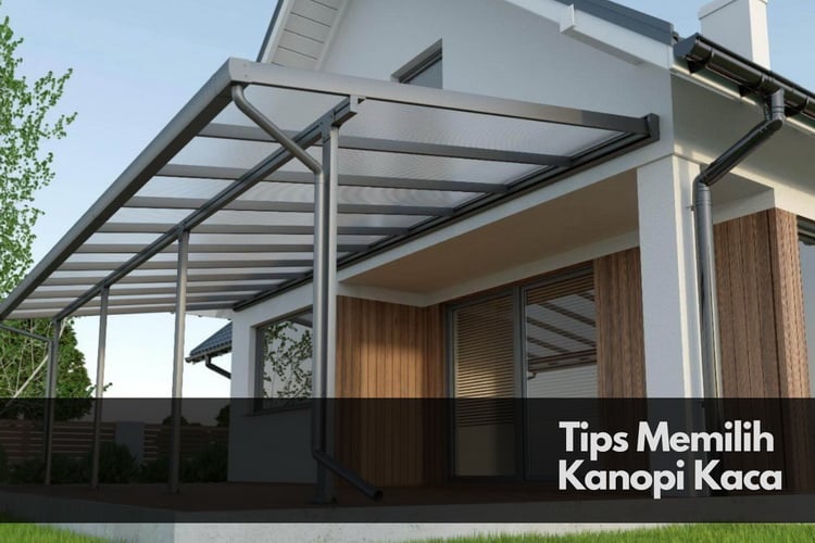 Kanopi Kaca Tren Arsitektur