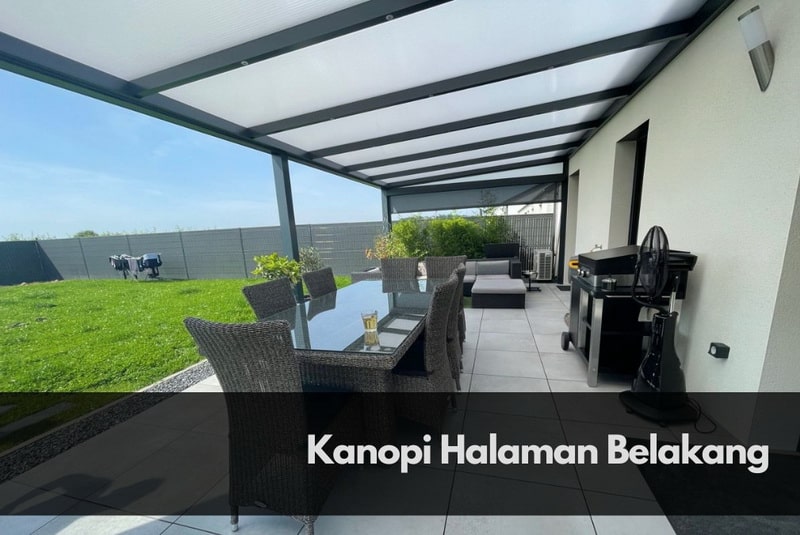 Contoh Kanopi Minimalis Halaman Belakang