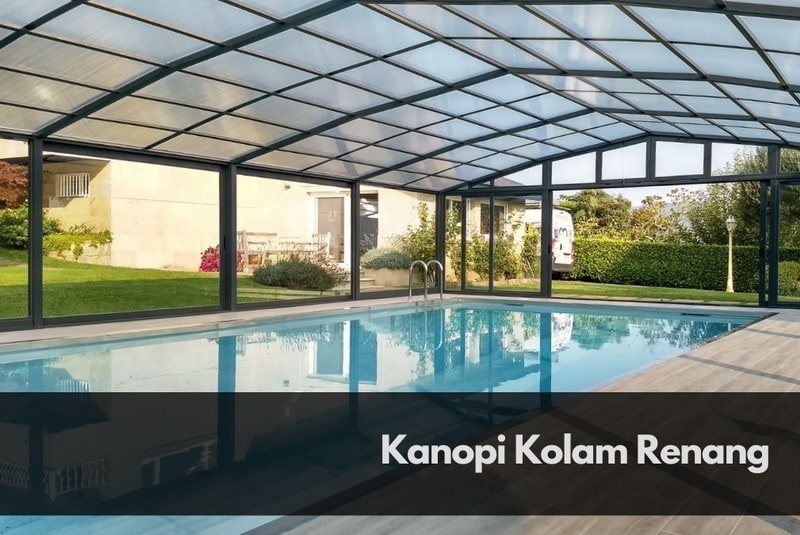 Contoh Kanopi Minimalis Kolam Renang
