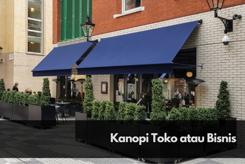 Contoh Kanopi Minimalis Pertokoan